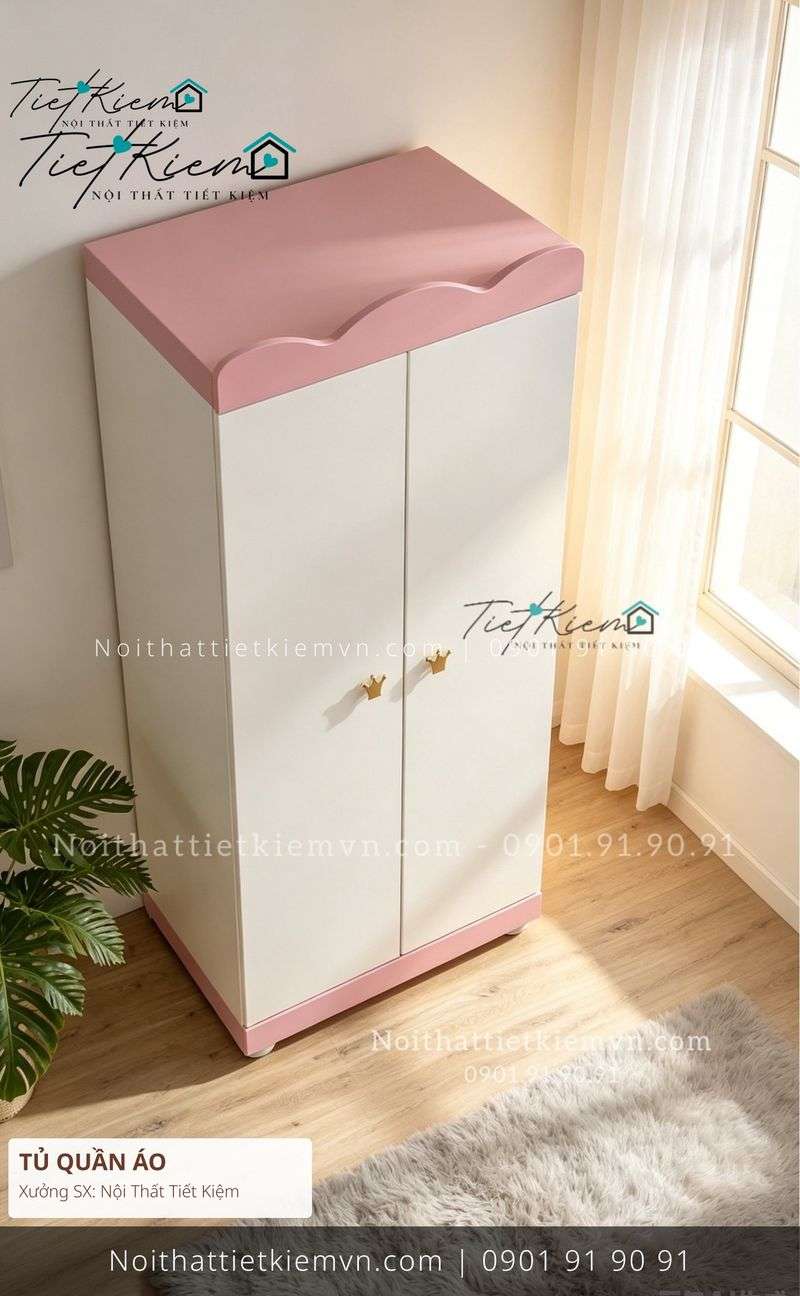 mẫu tủ quần áo hiện đại giá rẻ cho khách sạn - Tủ Quần Áo - Nội Thất Tiết Kiệm
