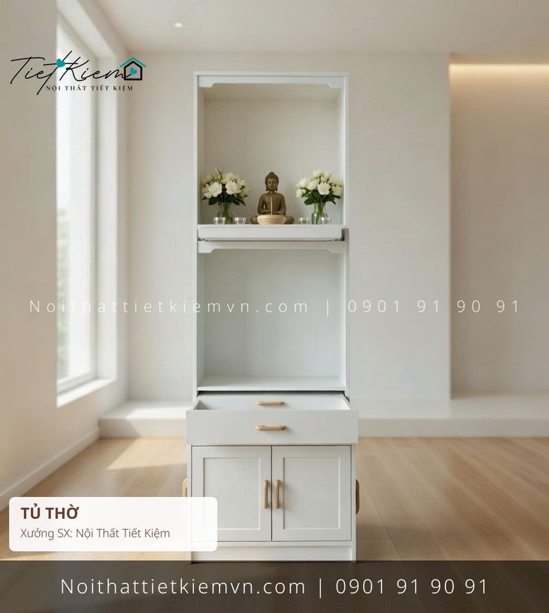 mẫu tủ thờ cổ điển nổi bật giá rẻ - Tủ Thờ - Bàn Thờ - Nội Thất Tiết Kiệm