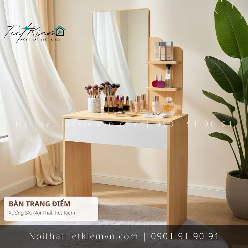 Bàn Trang Điểm đẹp giá rẻ tại Nội Thất Tiết Kiệm HCM mua bàn trang điểm đẹp gỗ cho biệt thự giá rẻ - Bàn Trang Điểm - Nội Thất Tiết Kiệm