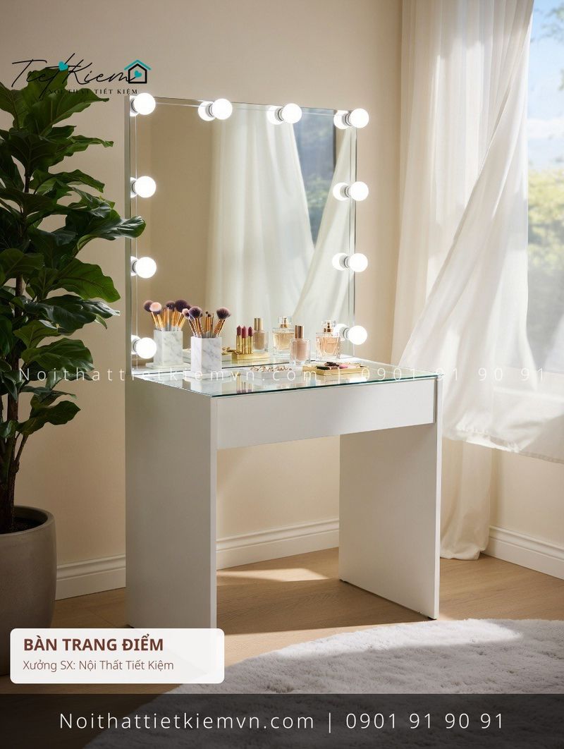 Bàn Trang Điểm đẹp giá rẻ tại Nội Thất Tiết Kiệm HCM mua bàn trang điểm đẹp gỗ cho biệt thự giá rẻ - Bàn Trang Điểm - Nội Thất Tiết Kiệm