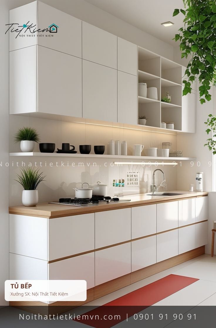 mua tủ bếp cổ điển tinh tế giá rẻ - Tủ Bếp - Nội Thất Tiết Kiệm