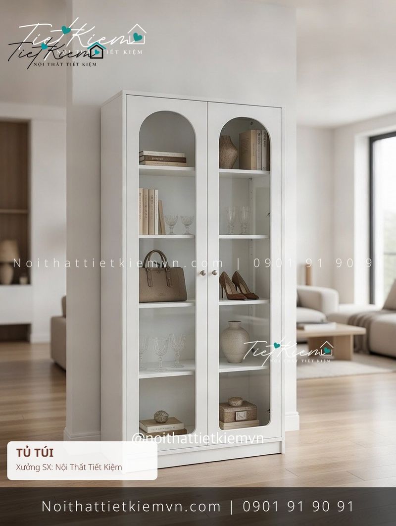 mua tủ túi acrylic cửa lùa đẽp giá rẻ - Tủ Túi - Nội Thất Tiết Kiệm