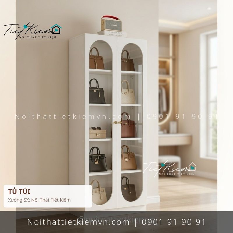 mua tủ túi tối giản màu trắng cho chung cư giá rẻ - Tủ Túi - Nội Thất Tiết Kiệm