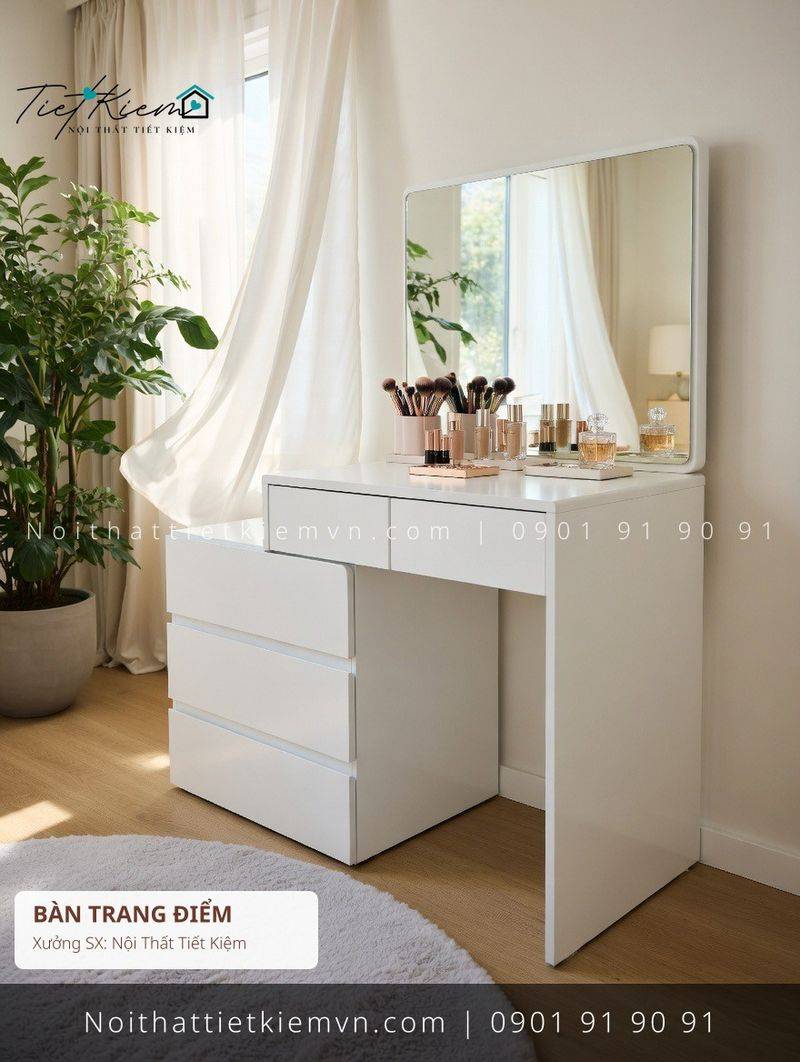 top 19 bàn trang điểm có gương cao cấp cho spa giá rẻ - Bàn Trang Điểm - Nội Thất Tiết Kiệm