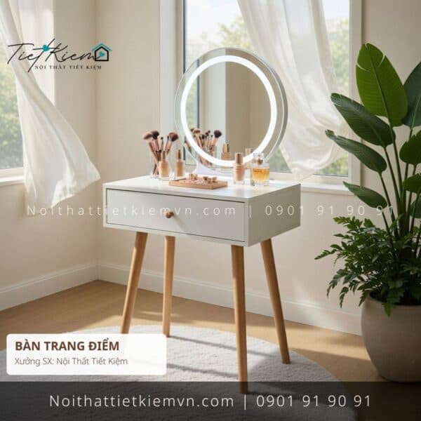 top 19 các mẫu bàn trang điểm sang trọng HCM giá rẻ 1 Bàn Trang Điểm Nội Thất Tiết Kiệm HCM