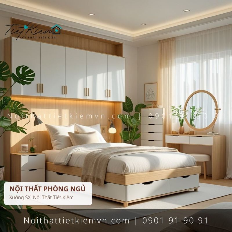 Giường Ngủ đẹp giá rẻ tại Nội Thất Tiết Kiệm HCM top 19 các mẫu giường 1m8 trắng đẽp giá rẻ - Giường Ngủ - Nội Thất Tiết Kiệm