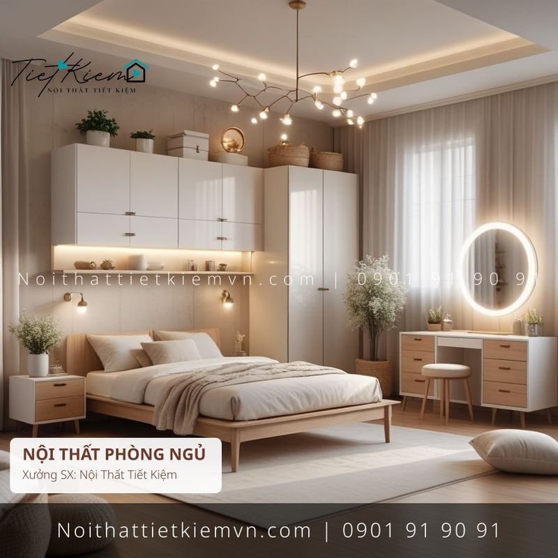 Giường Ngủ đẹp giá rẻ tại Nội Thất Tiết Kiệm HCM top 19 các mẫu giường MDF đẹp giá rẻ - Giường Ngủ - Nội Thất Tiết Kiệm
