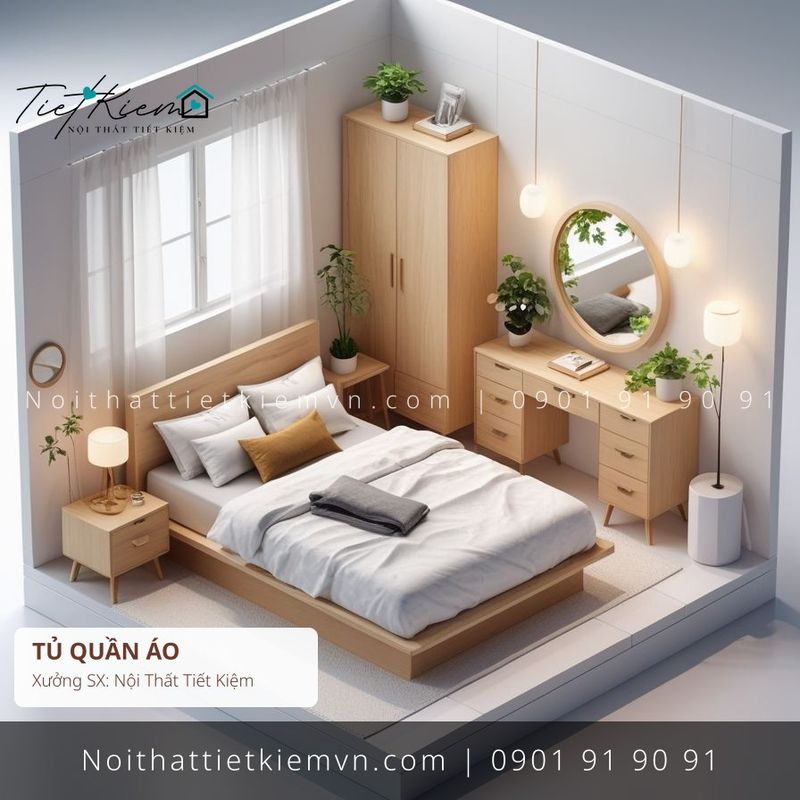 top 19 các mẫu tủ quần áo cao cấp Tân Bình giá rẻ - Tủ Quần Áo - Nội Thất Tiết Kiệm