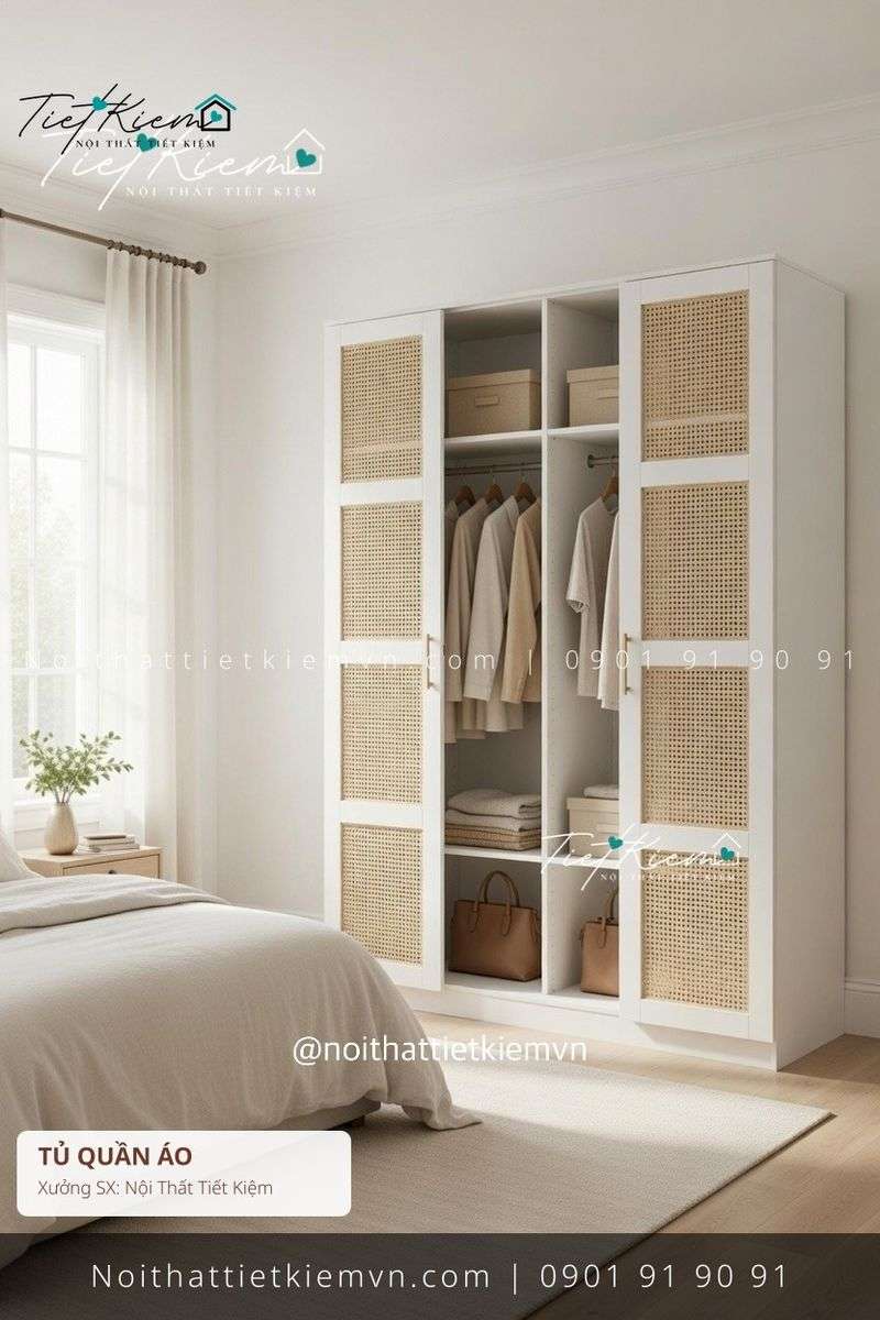 top 19 tủ quần áo cửa lùa gỗ cho nhà phố giá rẻ - Tủ Quần Áo - Nội Thất Tiết Kiệm