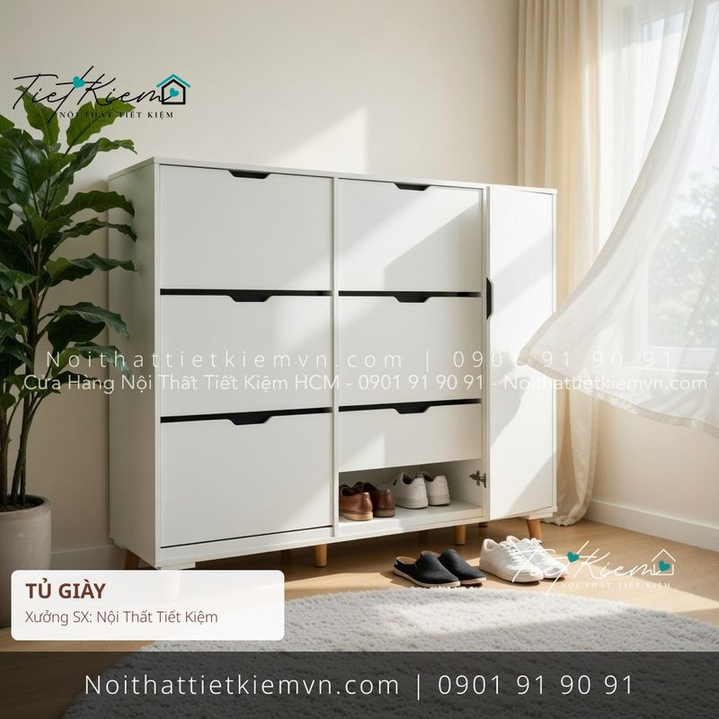 Tủ Giày đẹp giá rẻ tại Nội Thất Tiết Kiệm HCM top 3 các mẫu tủ giầy dép 70cm giá rẻ - Tủ Giày - Nội Thất Tiết Kiệm