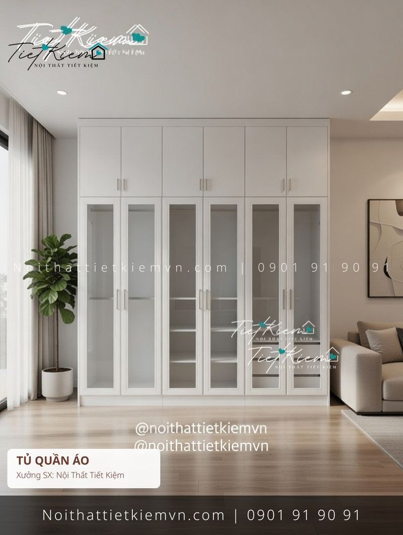 Tủ Quần Áo đẹp giá rẻ tại Nội Thất Tiết Kiệm HCM top 3 các mẫu tủ quần áo có gương giá rẻ - Tủ Quần Áo - Nội Thất Tiết Kiệm