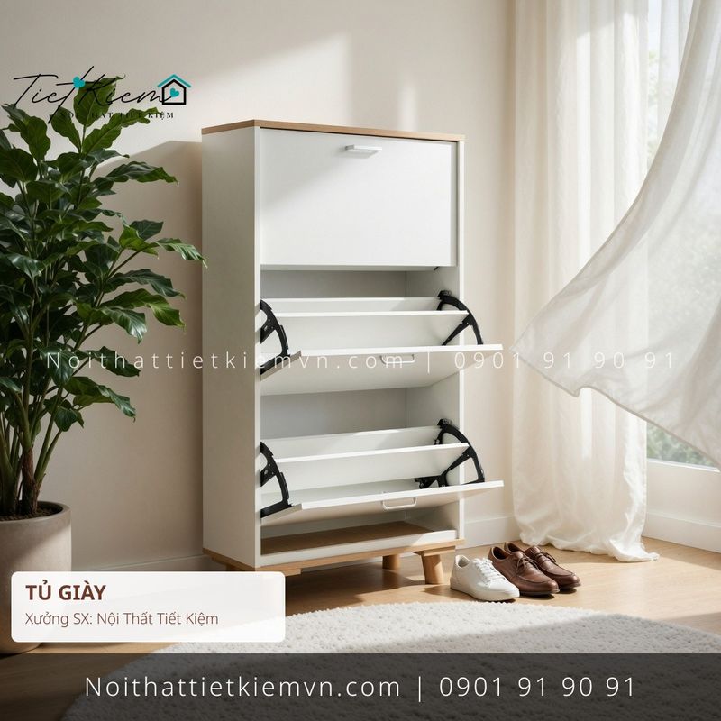 Tủ Giày đẹp giá rẻ tại Nội Thất Tiết Kiệm HCM top 3 tủ giầy cánh lùa hiện đại cho gia đình giá rẻ - Tủ Giày - Nội Thất Tiết Kiệm