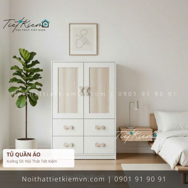 top 3 tủ quần áo thông minh cửa lùa giá rẻ 1 Tủ Quần Áo Nội Thất Tiết Kiệm HCM