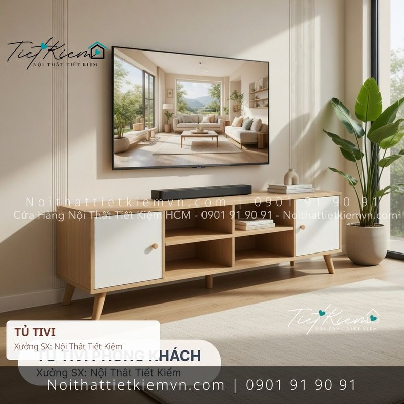 top 3 tủ tivi giá rẻ nhỏ gọn - Kệ Tủ Tivi - Nội Thất Tiết Kiệm