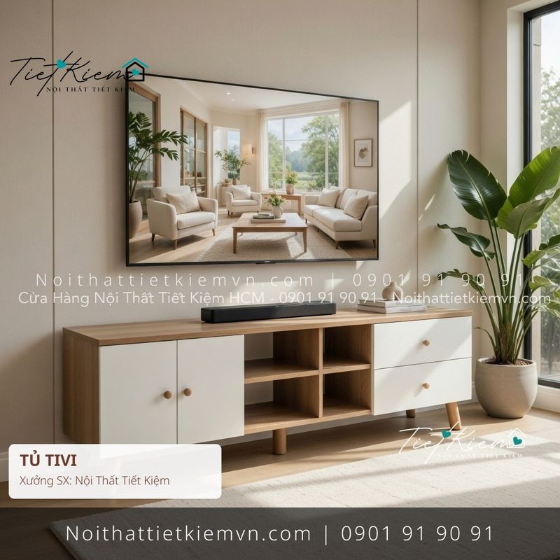 top 3 tủ tivi giá rẻ nhỏ gọn - Kệ Tủ Tivi - Nội Thất Tiết Kiệm