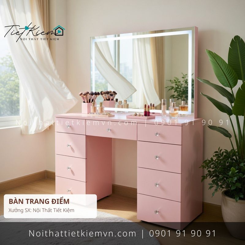 top 39 bàn trang điểm gỗ mỏng đẹp giá rẻ - Bàn Trang Điểm - Nội Thất Tiết Kiệm