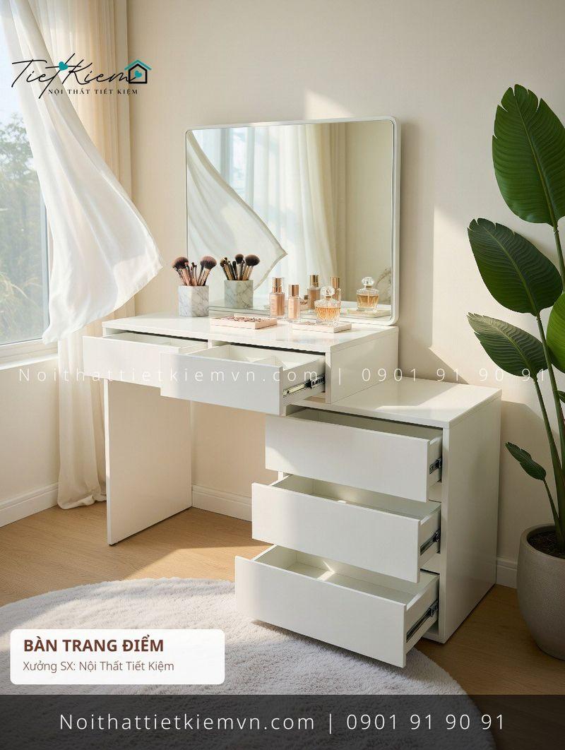 top 39 bàn trang điểm MDF homestay HCM giá rẻ - Bàn Trang Điểm - Nội Thất Tiết Kiệm