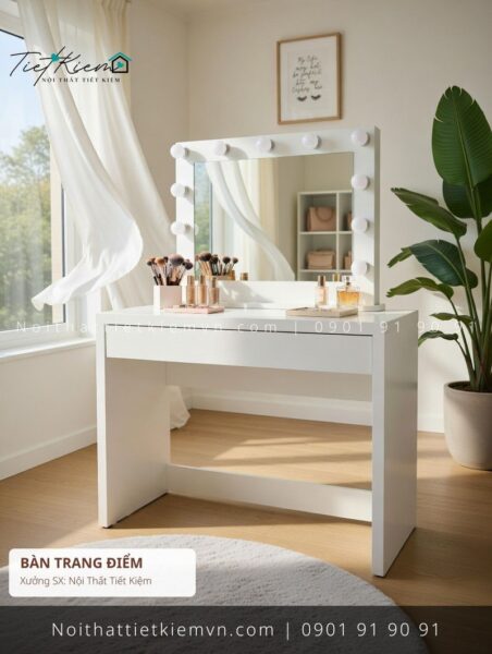 top 39 các mẫu bàn trang điểm cánh mở căn hộ đẽp giá rẻ 1 Bàn Trang Điểm Nội Thất Tiết Kiệm HCM