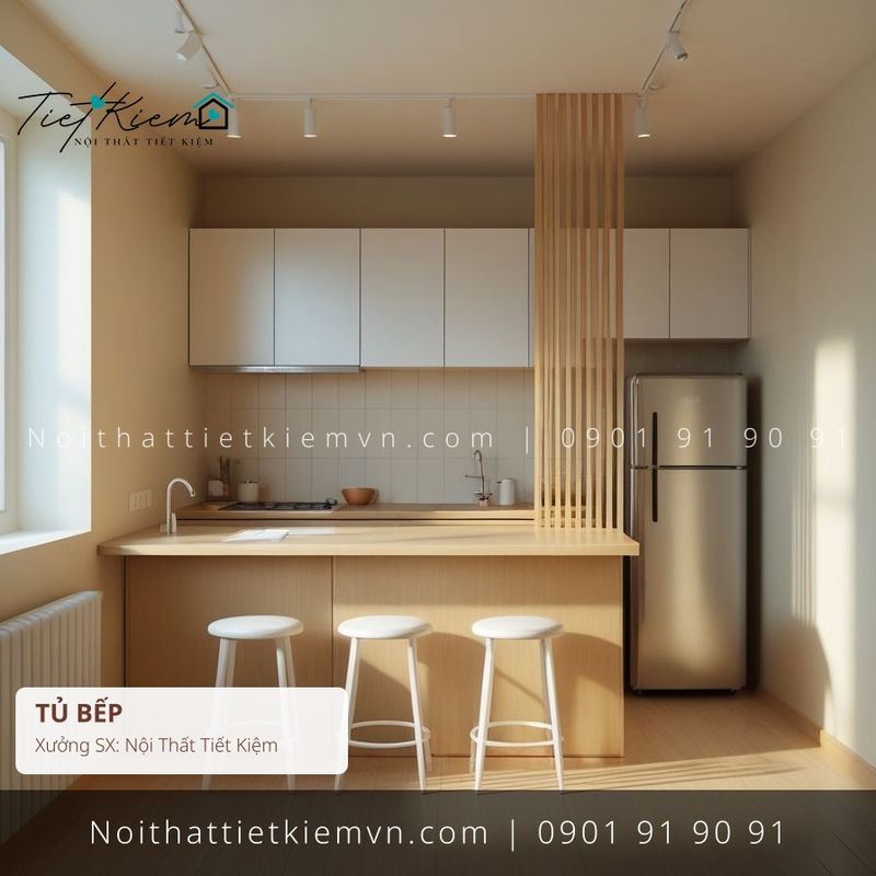 top 39 các mẫu thi công tủ bếp hiện đại cánh lật HCM giá rẻ - Thi Công Tủ Bếp - Nội Thất Tiết Kiệm