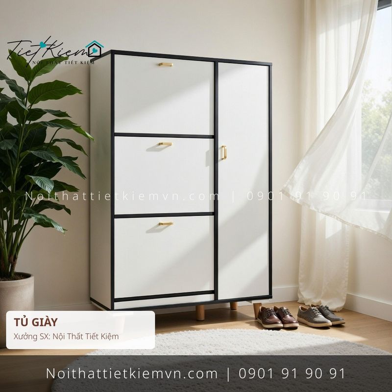 top 39 các mẫu tủ giầy cửa lật giá rẻ cho salon - Tủ Giày - Nội Thất Tiết Kiệm
