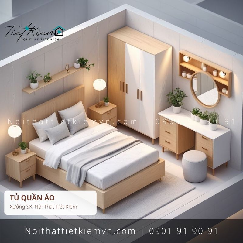top 39 các mẫu tủ quần áo cánh mở Gò Vấp giá rẻ - Tủ Quần Áo - Nội Thất Tiết Kiệm