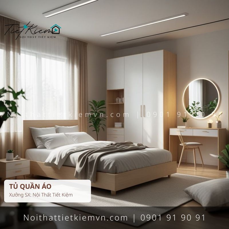 top 39 các mẫu tủ quần áo cánh mở Gò Vấp giá rẻ - Tủ Quần Áo - Nội Thất Tiết Kiệm