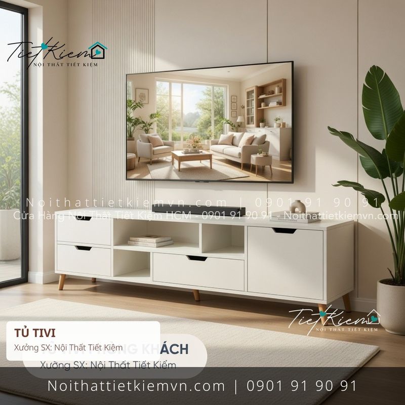 top 39 các mẫu tủ tivi thông minh cánh lật HCM giá rẻ - Kệ Tủ Tivi - Nội Thất Tiết Kiệm