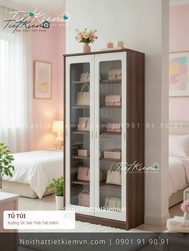 top 39 tủ túi đẹp cao cấp cho showroom giá rẻ - Tủ Túi - Nội Thất Tiết Kiệm