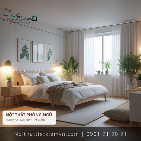 top 52 các mẫu giường 1m4 chung cư giá rẻ 1 Giường Ngủ Nội Thất Tiết Kiệm HCM