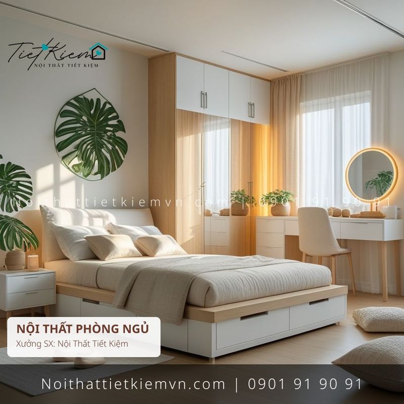 Giường Ngủ đẹp giá rẻ tại Nội Thất Tiết Kiệm HCM top 52 các mẫu giường 1m4 chung cư giá rẻ - Giường Ngủ - Nội Thất Tiết Kiệm