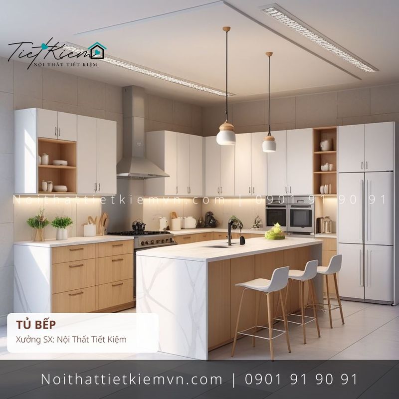 top 52 các mẫu thi công tủ bếp chất lượng MDF cho salon giá rẻ - Thi Công Tủ Bếp - Nội Thất Tiết Kiệm