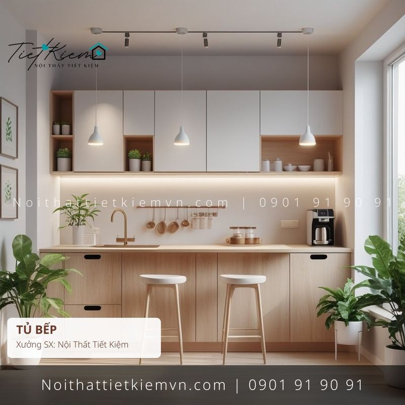 Tủ Bếp đẹp giá rẻ tại Nội Thất Tiết Kiệm HCM top 52 các mẫu tủ bếp hiện đại đẽp cho biệt thự giá rẻ - Tủ Bếp - Nội Thất Tiết Kiệm