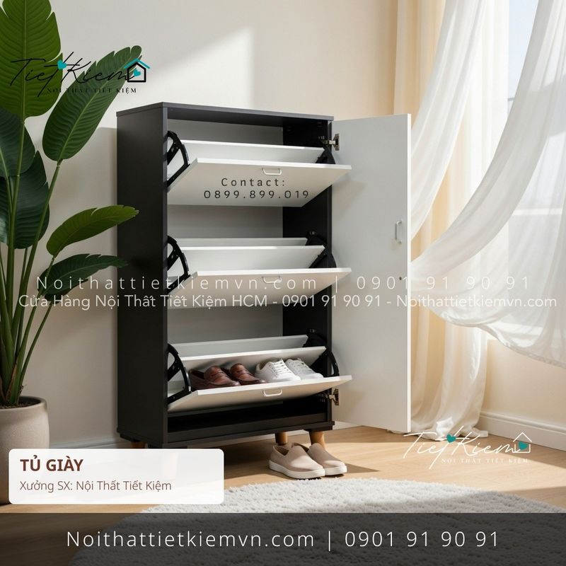 Tủ Giày đẹp giá rẻ tại Nội Thất Tiết Kiệm HCM top 52 các mẫu tủ giầy cửa mở sang trọng cho spa giá rẻ - Tủ Giày - Nội Thất Tiết Kiệm