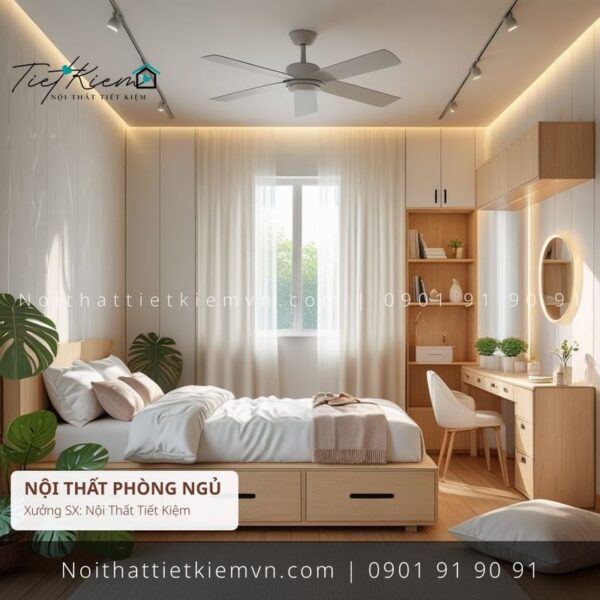 top 52 giường sang trọng minimal hiện đại giá rẻ 1 Giường Ngủ Nội Thất Tiết Kiệm HCM