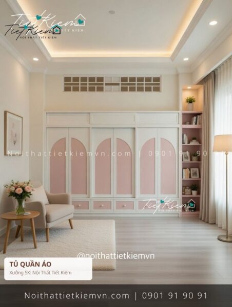 top 52 tủ quần áo đẹp tiện lợi đẽp giá rẻ 1 Tủ Quần Áo Nội Thất Tiết Kiệm HCM
