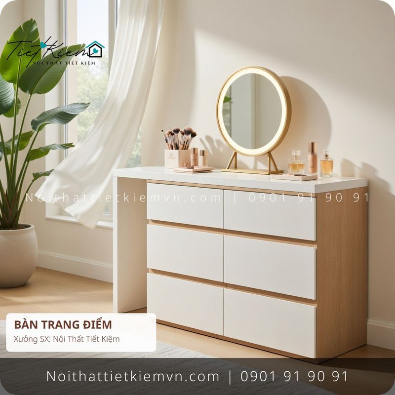 top 79 bàn trang điểm cánh mở siêu mỏng đẹp giá rẻ - Bàn Trang Điểm - Nội Thất Tiết Kiệm