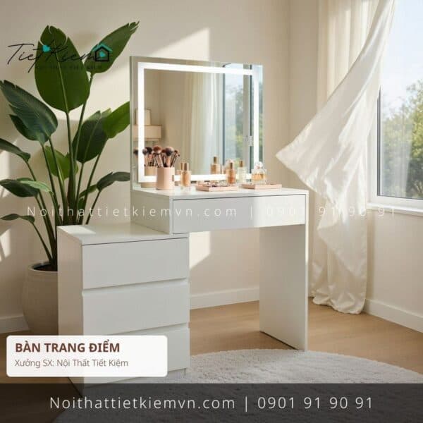 top 79 các mẫu bàn trang điểm có gương gia đình giá rẻ 1 Bàn Trang Điểm Nội Thất Tiết Kiệm HCM