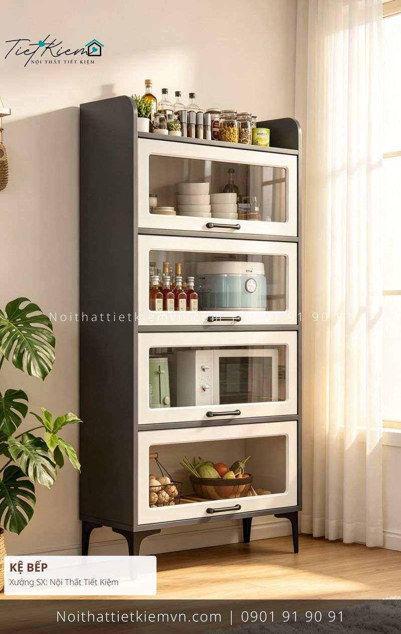 top 79 kệ bếp treo tường nâu hiện đại giá rẻ - Kệ Bếp - Nội Thất Tiết Kiệm