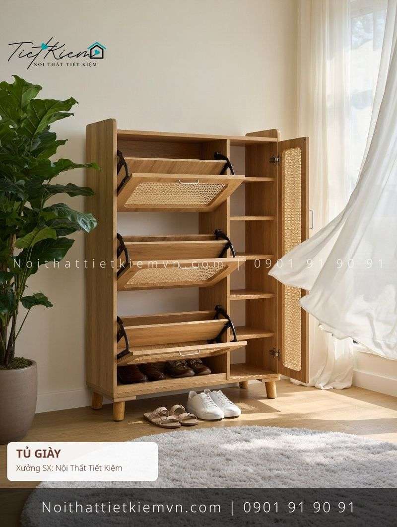 Tủ Giày đẹp giá rẻ tại Nội Thất Tiết Kiệm HCM top 79 tủ giầy cánh lùa giao nhanh giá rẻ - Tủ Giày - Nội Thất Tiết Kiệm
