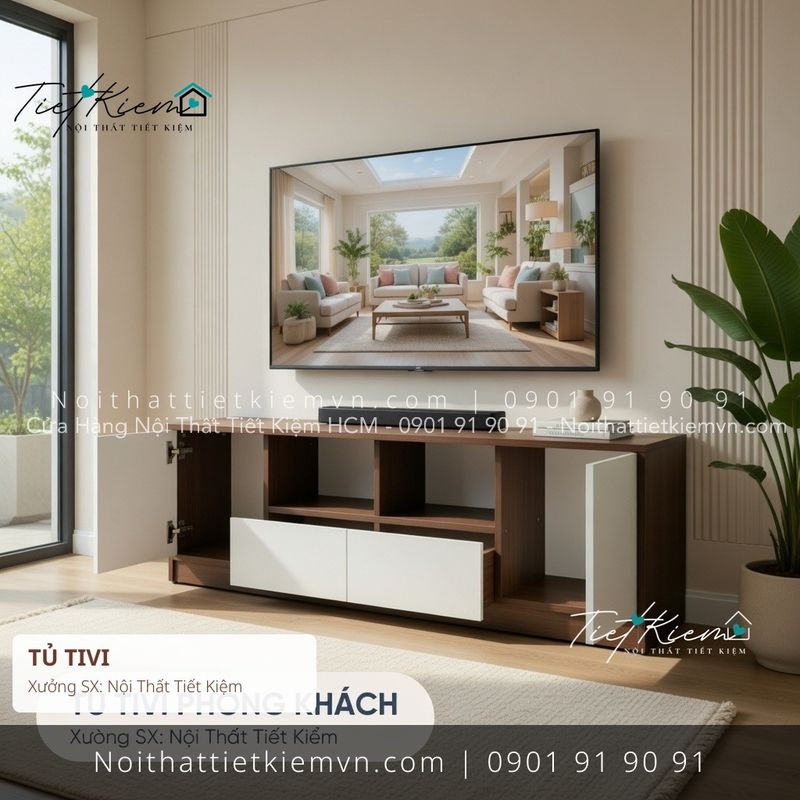 top 79 tủ tv chung cư HCM giá rẻ - Kệ Tủ Tivi - Nội Thất Tiết Kiệm