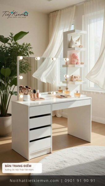 top 9 bàn trang điểm cao cấp quận 1 giá rẻ 1 Bàn Trang Điểm Nội Thất Tiết Kiệm HCM