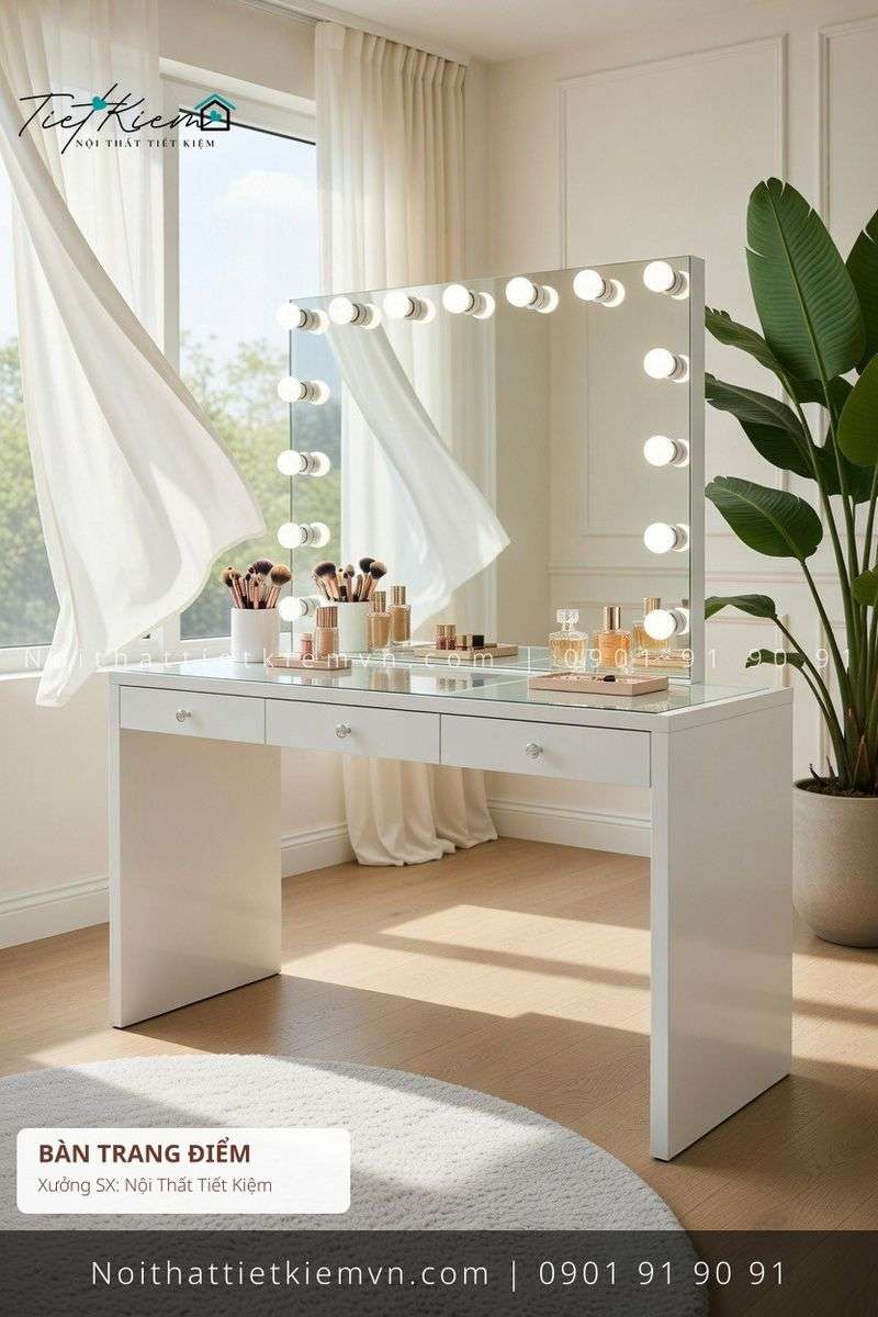 top 9 bàn trang điểm cao cấp quận 1 giá rẻ - Bàn Trang Điểm - Nội Thất Tiết Kiệm