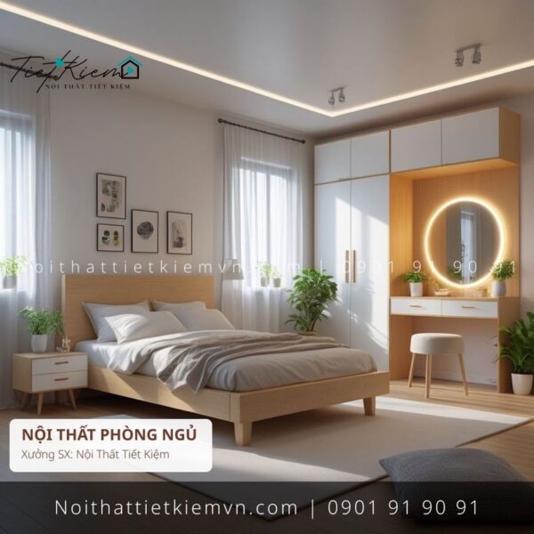 top 9 các mẫu giường 1m2 có ghế quận 1 giá rẻ 1 Giường Ngủ Nội Thất Tiết Kiệm HCM