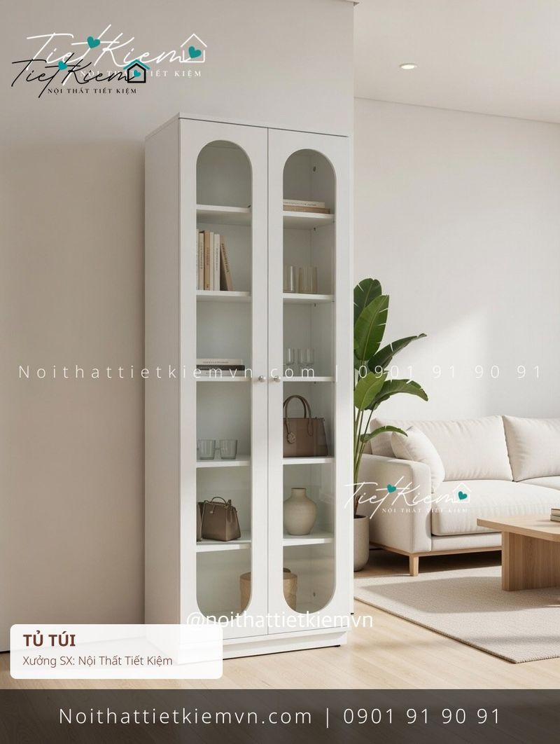 top 9 tủ túi acrylic 3 cánh giá rẻ - Tủ Túi - Nội Thất Tiết Kiệm