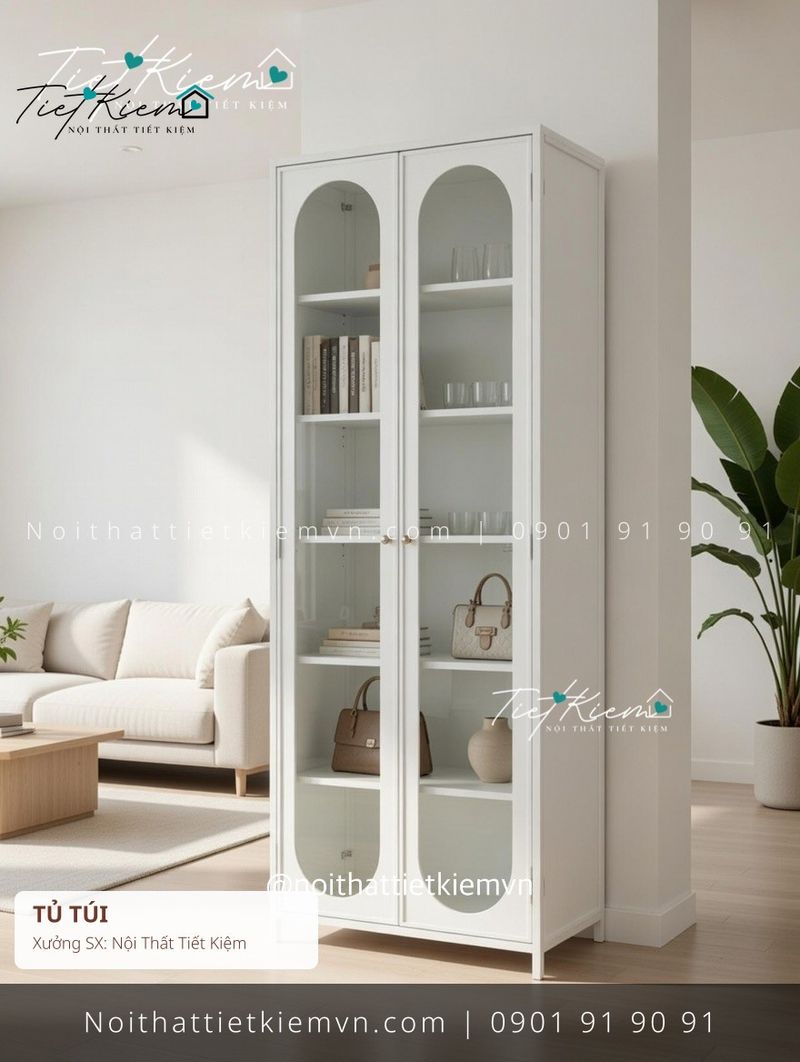 top 9 tủ túi acrylic 3 cánh giá rẻ - Tủ Túi - Nội Thất Tiết Kiệm