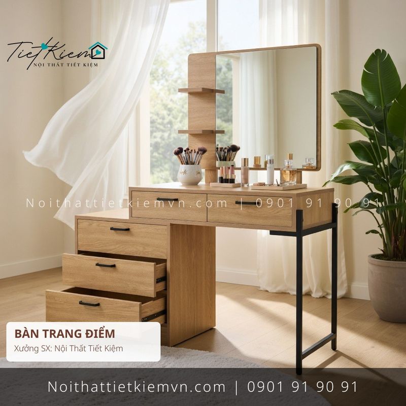 top 99 bàn trang điểm đẹp dưới cầu thang giá rẻ - Bàn Trang Điểm - Nội Thất Tiết Kiệm