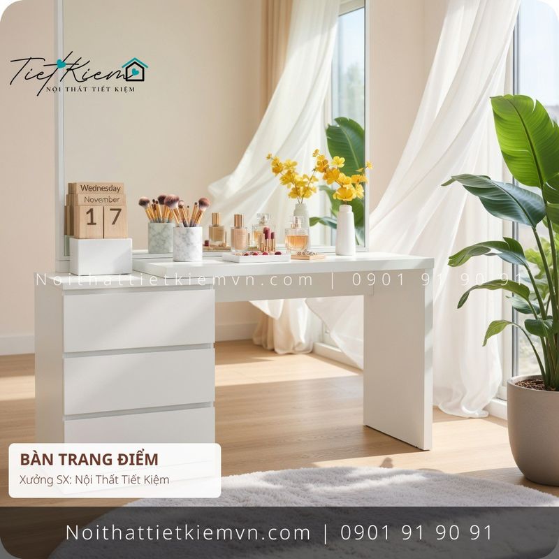 top 99 bàn trang điểm đẹp dưới cầu thang giá rẻ - Bàn Trang Điểm - Nội Thất Tiết Kiệm