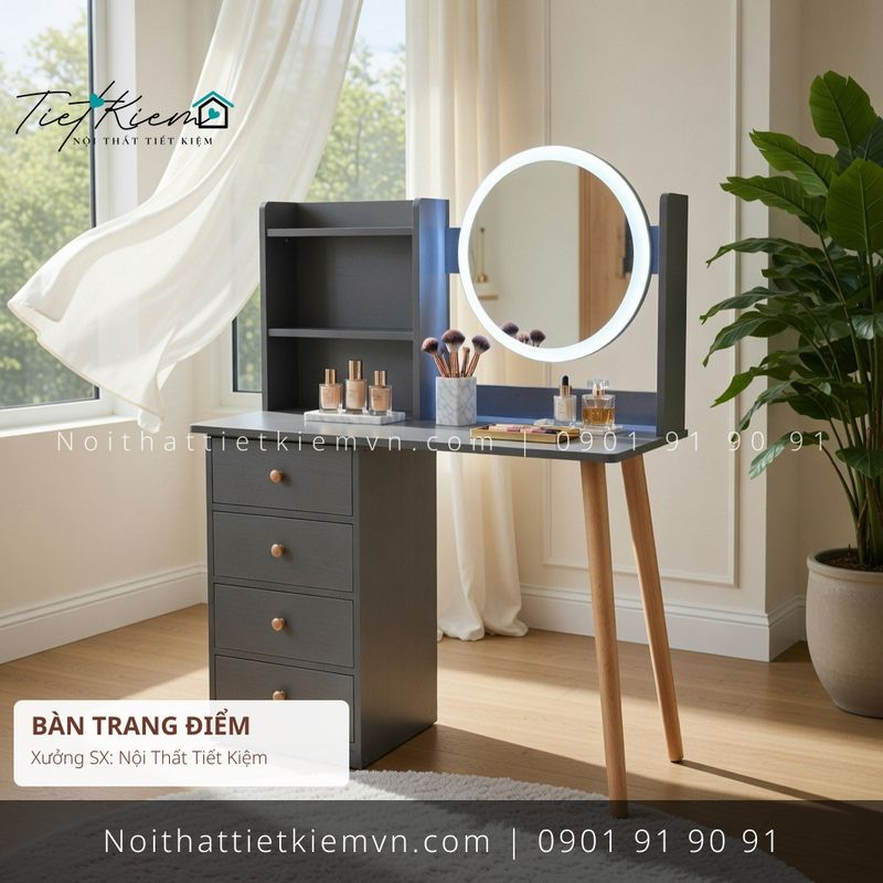 Bàn Trang Điểm đẹp giá rẻ tại Nội Thất Tiết Kiệm HCM top 99 các mẫu bàn trang điểm cánh kính quận 1 giá rẻ - Bàn Trang Điểm - Nội Thất Tiết Kiệm
