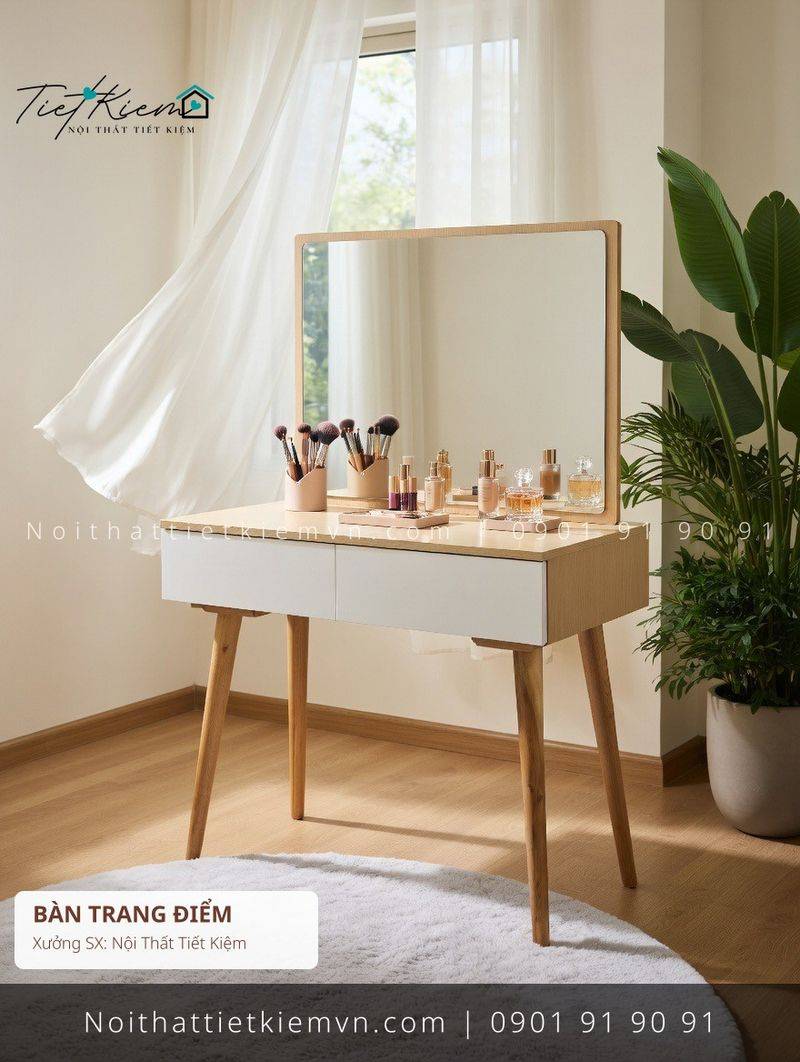 top 99 các mẫu bàn trang điểm cao cấp MDF cho văn phòng giá rẻ - Bàn Trang Điểm - Nội Thất Tiết Kiệm