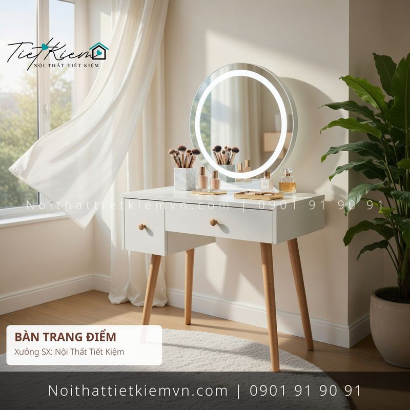 top 99 các mẫu bàn trang điểm đẹp xám đẽp giá rẻ - Bàn Trang Điểm - Nội Thất Tiết Kiệm